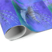Lionfish Aquarium Lila Pterois Zebrafish Geschenkpapier (Rolleneckpunkt)
