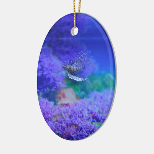 Lionfish Aquarium Lila Pterois Zebrafish Keramikornament (Links)