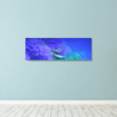 Lionfish Aquarium Lila Pterois Zebrafish Leinwanddruck (Insitu (Holzboden))