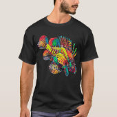 Lionfish-Fisch-bunter Entwurf T-Shirt (Vorderseite)