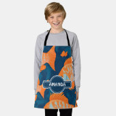 Lionfish Geometrisches Personalisiertes Muster Schürze (Getragen)