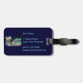 Lionfish-Great Barrier Reef Korallenmeer Gepäckanhänger (Rückseite horizontal)