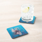 Lionfish-harte PlastikUntersetzer (Set von 6) Untersetzer (Rechte Seite)