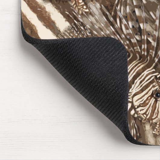 Lionfish Mouse Pad Mousepad (Ecke)