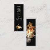 Lionfish Skinny Visitenkarte (Vorne/Hinten)