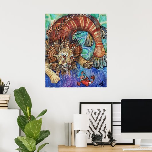 Lionfish Tamer Poster (Heimbüro)