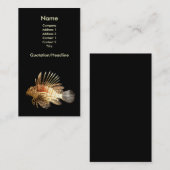 Lionfish-Visitenkarte Visitenkarte (Vorne/Hinten)