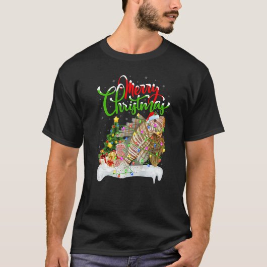 Lionfish Xmas Decorations Santa Lionfish Christma T-Shirt (Vorderseite)