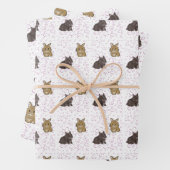 Lionhead bunnies  geschenkpapier set (Beispiel)