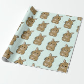 Lionhead bunny geschenkpapier (Ungerollt)