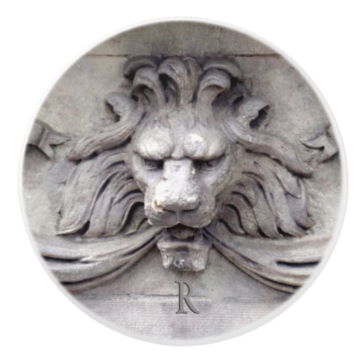 LionHead Classic Architectural Mit Monogramm Keramikknauf (Vorderseite)