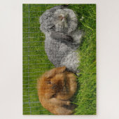Lionhead Holland Mini Lop Bunny Rabbit Puzzle (Vertikal)