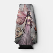 Lionheart Gotische Fantasy Fairy Art Flaschenkühler (Vorderseite)