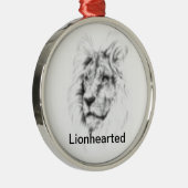 Lionhearted Verzierung Ornament Aus Metall (Rechts)