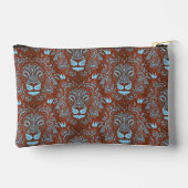 Lions Boho Cutout Imitats Leather Accessory Pouch Zubehörtasche (Rückseite)