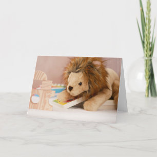 Lion's Books Greeting Card Karte