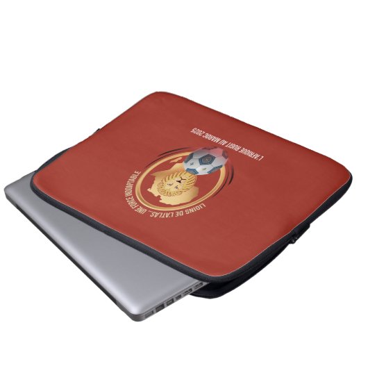 Lions de l’Atlas Laptopschutzhülle (Vorne Knopf)