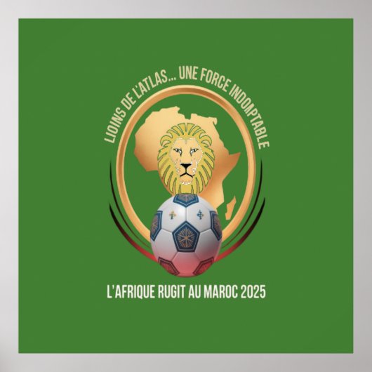 Lions de l’Atlas Poster (Vorne)