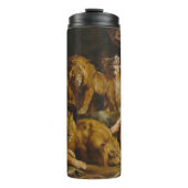 Lions’ Den individuelle Name stolpern Thermosbecher (Vorderseite)