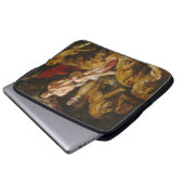 Lions-Den Laptop-Ärmel Laptopschutzhülle (Vorne Knopf)