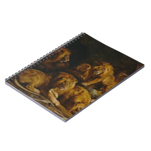 Lions-Den-Notebook Notizblock (Linke Seite)