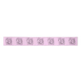 Lions Family Satin Ribbon paaren Ihre Farben Satinband (Vorderseite)