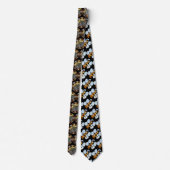 Lions Feasting Africa Circle Neck Tie Krawatte (Rückseite)