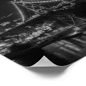 Lions Gate Bridge Mono Poster (Ecke)