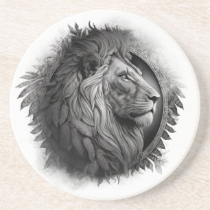 Lions Head Emblem Untersetzer