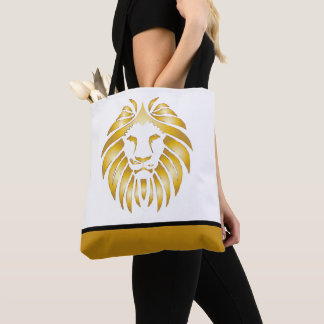 Lion's Head Phantastisch Gold Artistic Tasche