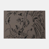 Lions Hug Fußmatte (Vorderseite)