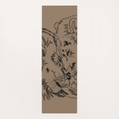 Lions Hug Yogamatte (Rückseite)