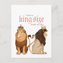 Lions in Love postcard Postkarte