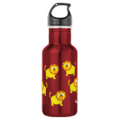 Lions Kinder Wasser Flasche mit Namen Edelstahlflasche (Vorderseite)