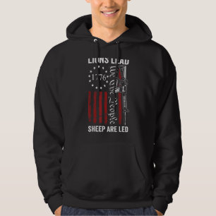Lions Lead Sheep sind Led Pro Gun Rights 2. Änderu Hoodie