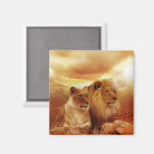 Lions Magnet (Vorderseite/Rückseite)