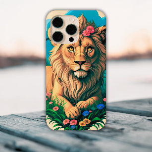 Lions mit Blume Case-Mate iPhone Hülle