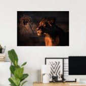 Lions Print Poster (Heimbüro)