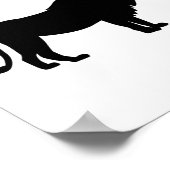 Lions Rotherzen Liebe Poster (Ecke)