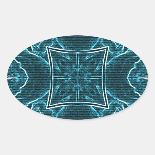 Lions Share Art Print Ovaler Aufkleber (Vorderseite)