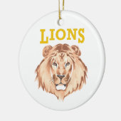 Lions Team Keramik Ornament (Links)