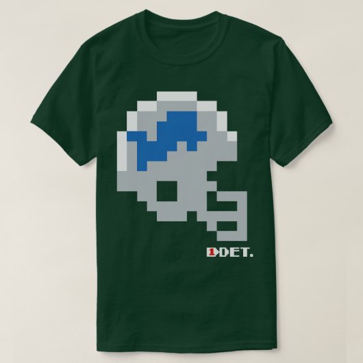 Lions Tecmo Bowl Helmet Pillow T-Shirt (Design vorne)