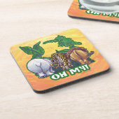 Lions Tiger Bears Oh meine Schwänze Getränkeuntersetzer (Linke Seite)