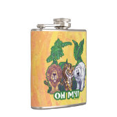 Lions Tiger Bears Oh My Flachmann (Rechts)