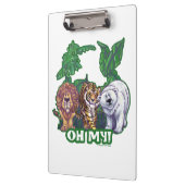 Lions Tiger Bears Oh My Klemmbrett (Links)