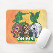 Lions Tiger Bears Oh My Mousepad (Mit Mouse)