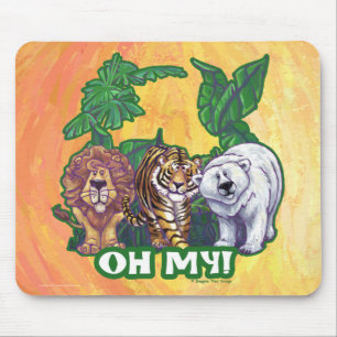 Lions Tiger Bears Oh My Mousepad