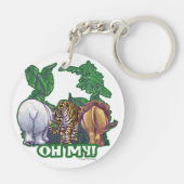 Lions Tiger Bears Oh My Schlüsselanhänger (Rückseite)