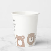 Lions Tigers & Bears Animal Baby Dusche Pappbecher (Links)