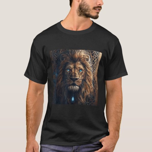 Lions Zodiac Sign Leo Gifts Men Women Lion T-Shirt (Vorderseite)